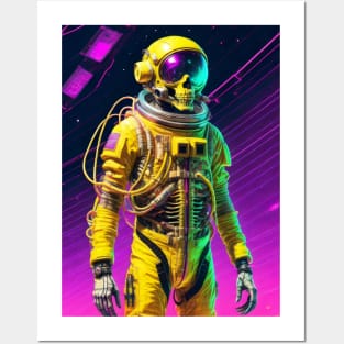 Skull Spaceman Posters and Art